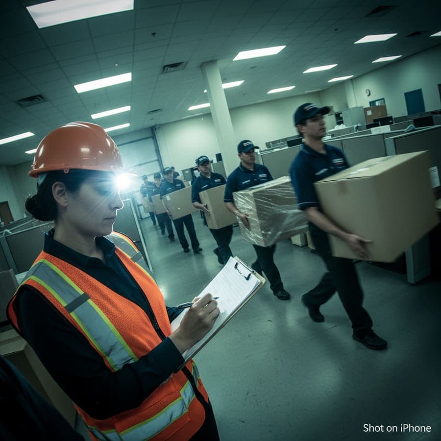 Dust control protocol on silica-regulated foundry floor